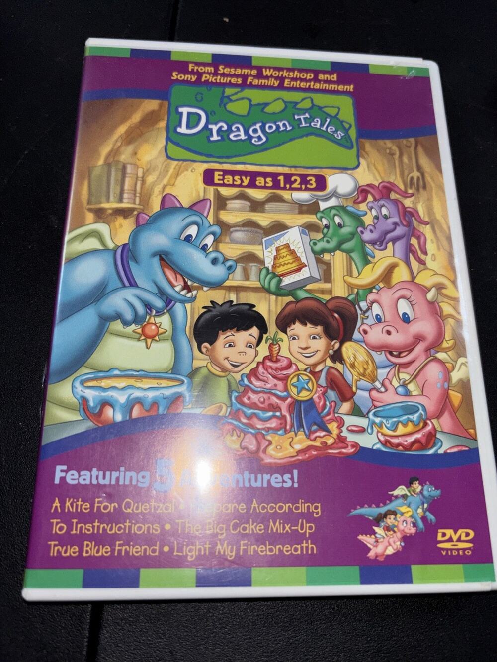 DVD (2003) - Dragon Tales - Easy as 1,2,3 - Featuring 5 Adventures!
